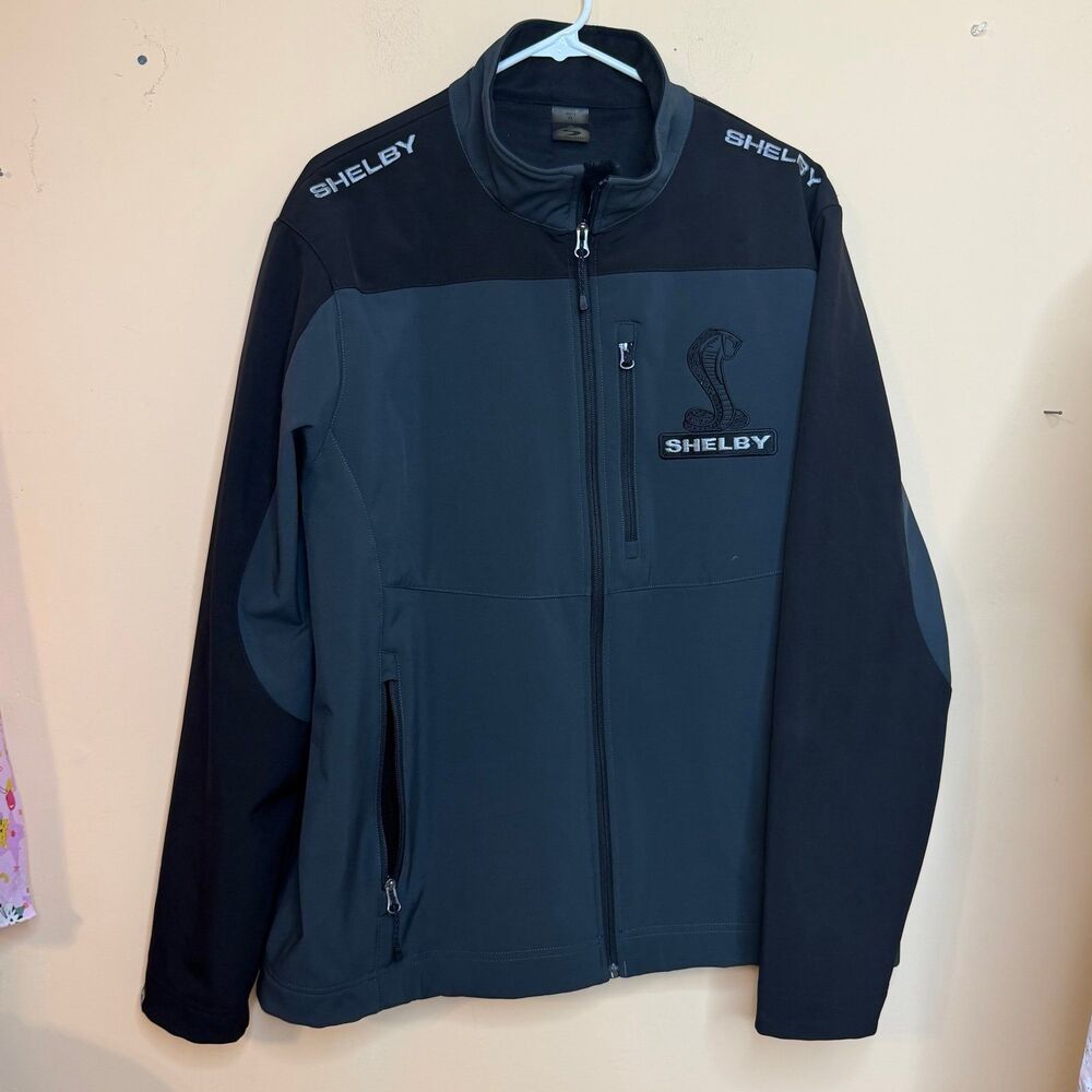 Storm creek Shelby Tar Black Soft Shell Jacket Men’s XL iconic Cobra logo
